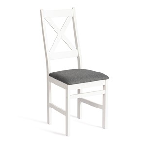 Обеденный стул CROSSMAN / white, ткань тёмно-серая (150) разобранный id 20024 в Тамбове